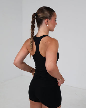 Active Racer Singlet | Black