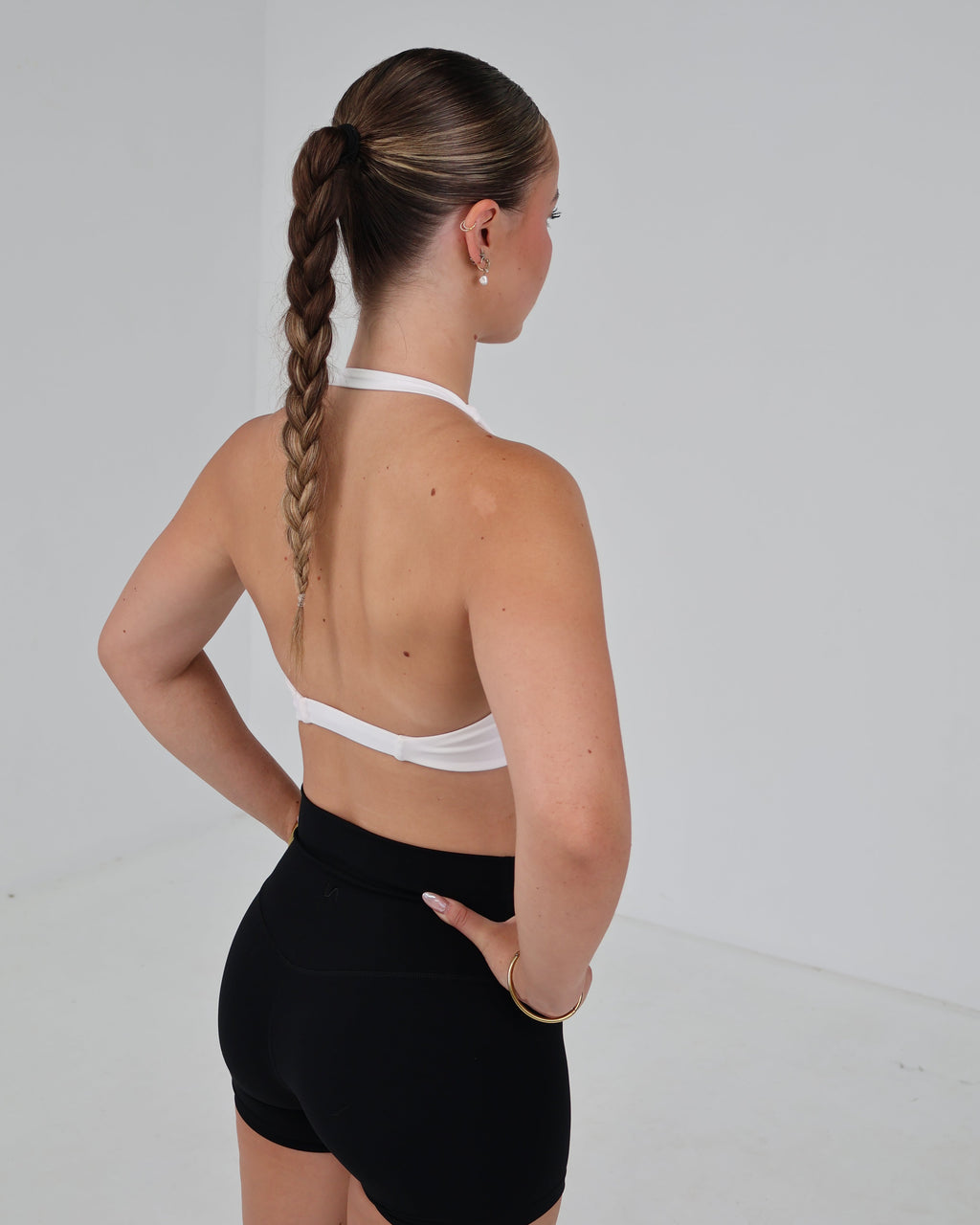 Twist Sports Bra | White