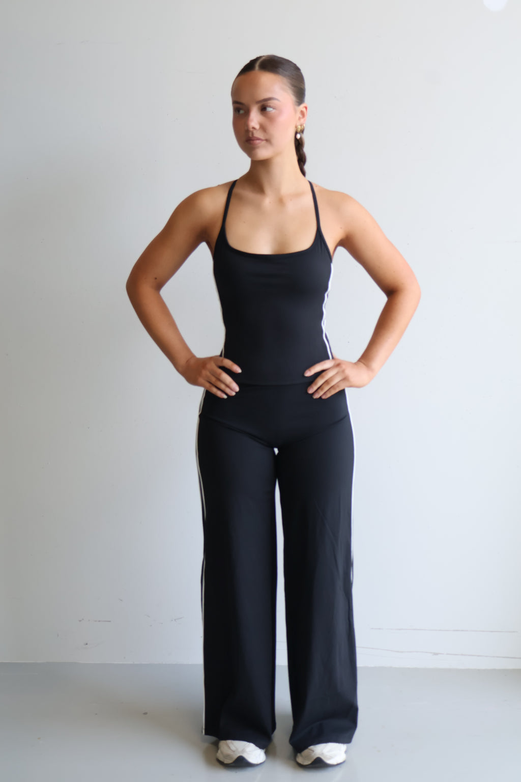 Piper Wide Leg Pant | Black
