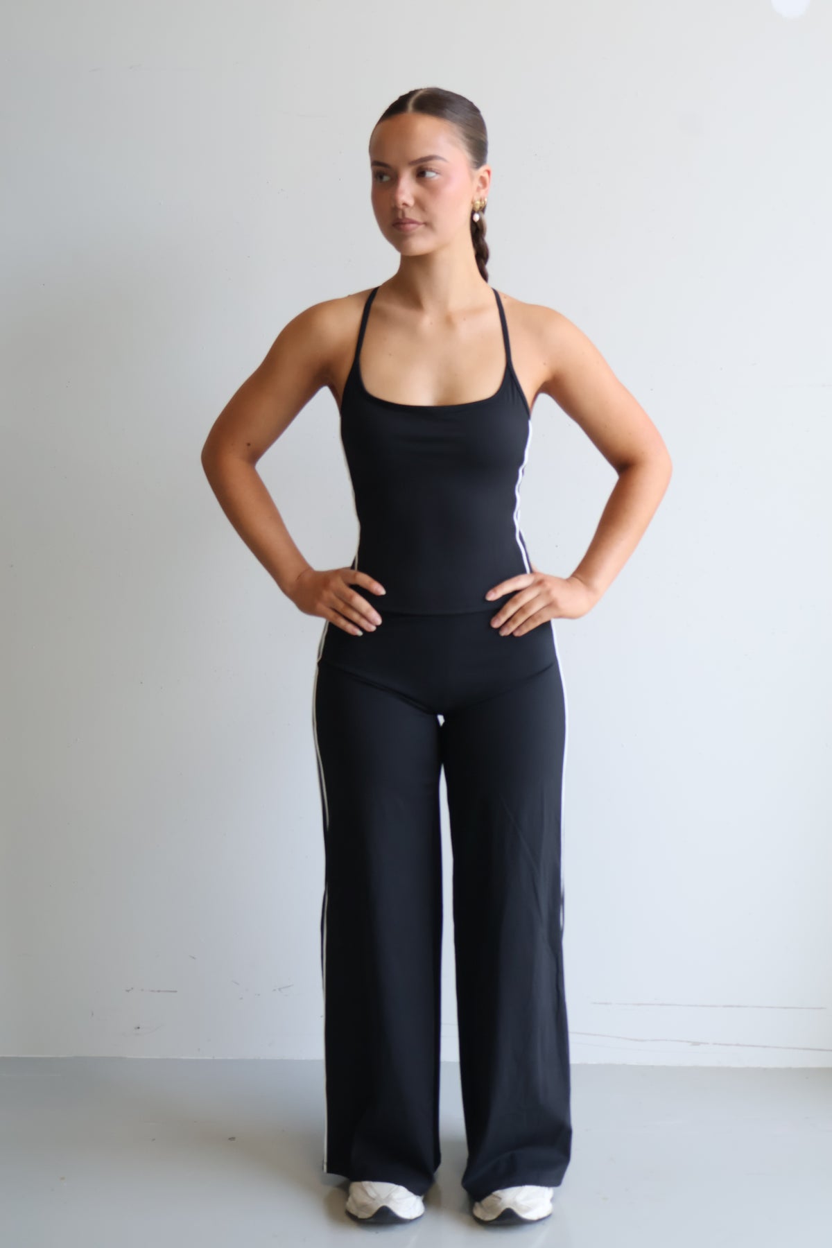 Piper Wide Leg Pant | Black