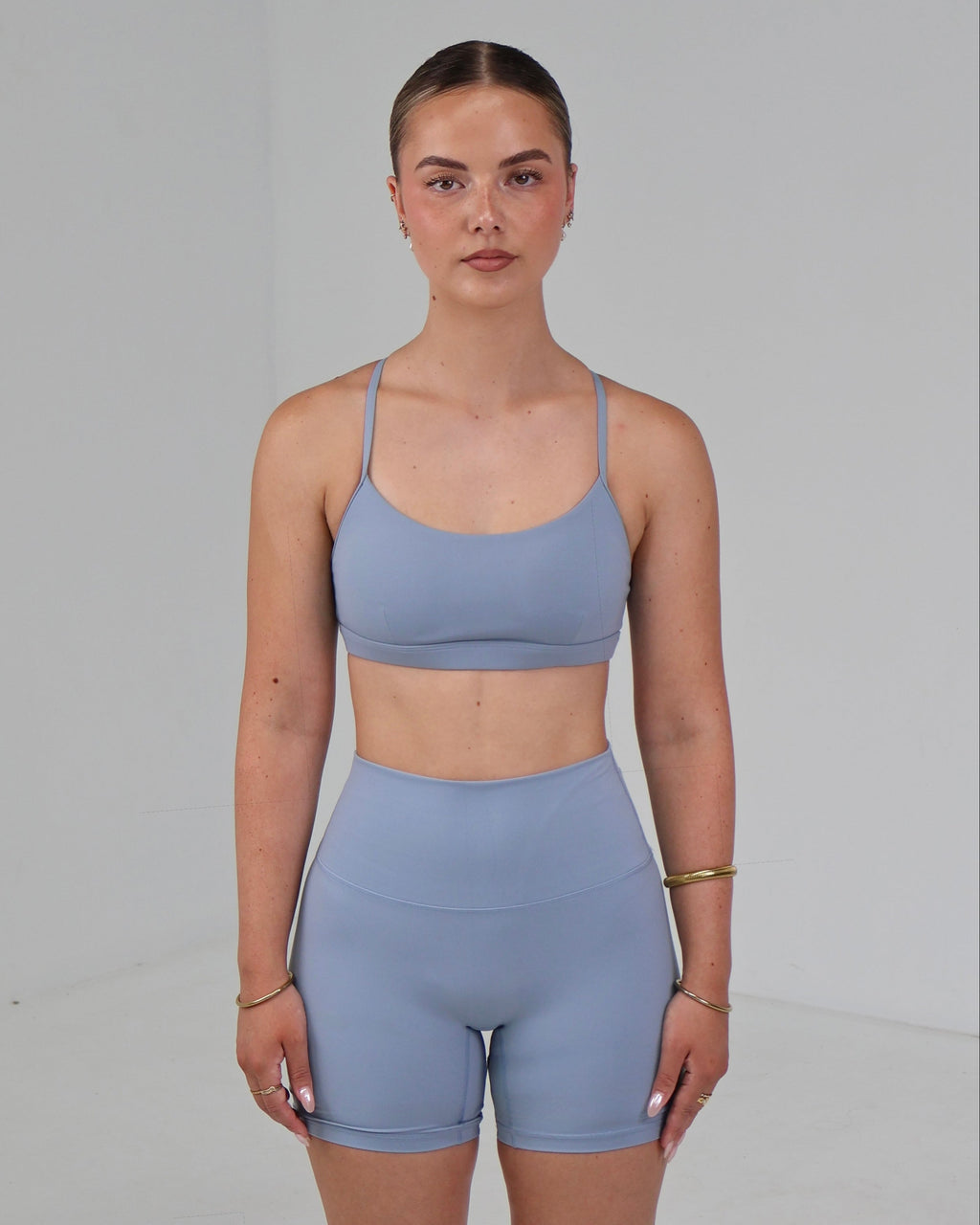 Power Shorts | Powder Blue