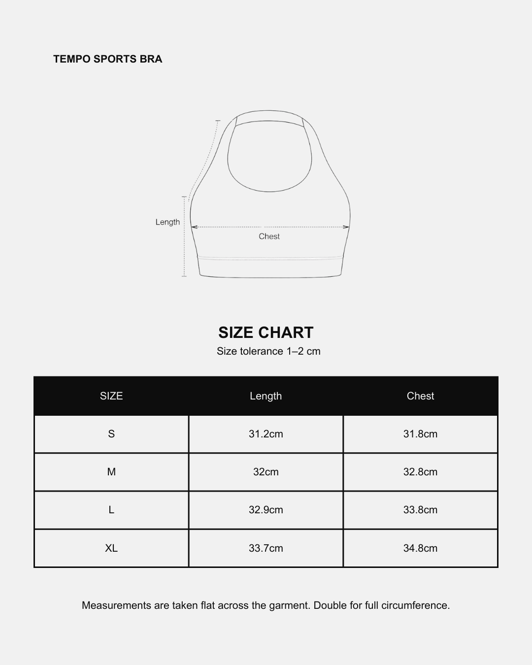 Tempo Sports Bra | Two-Tone