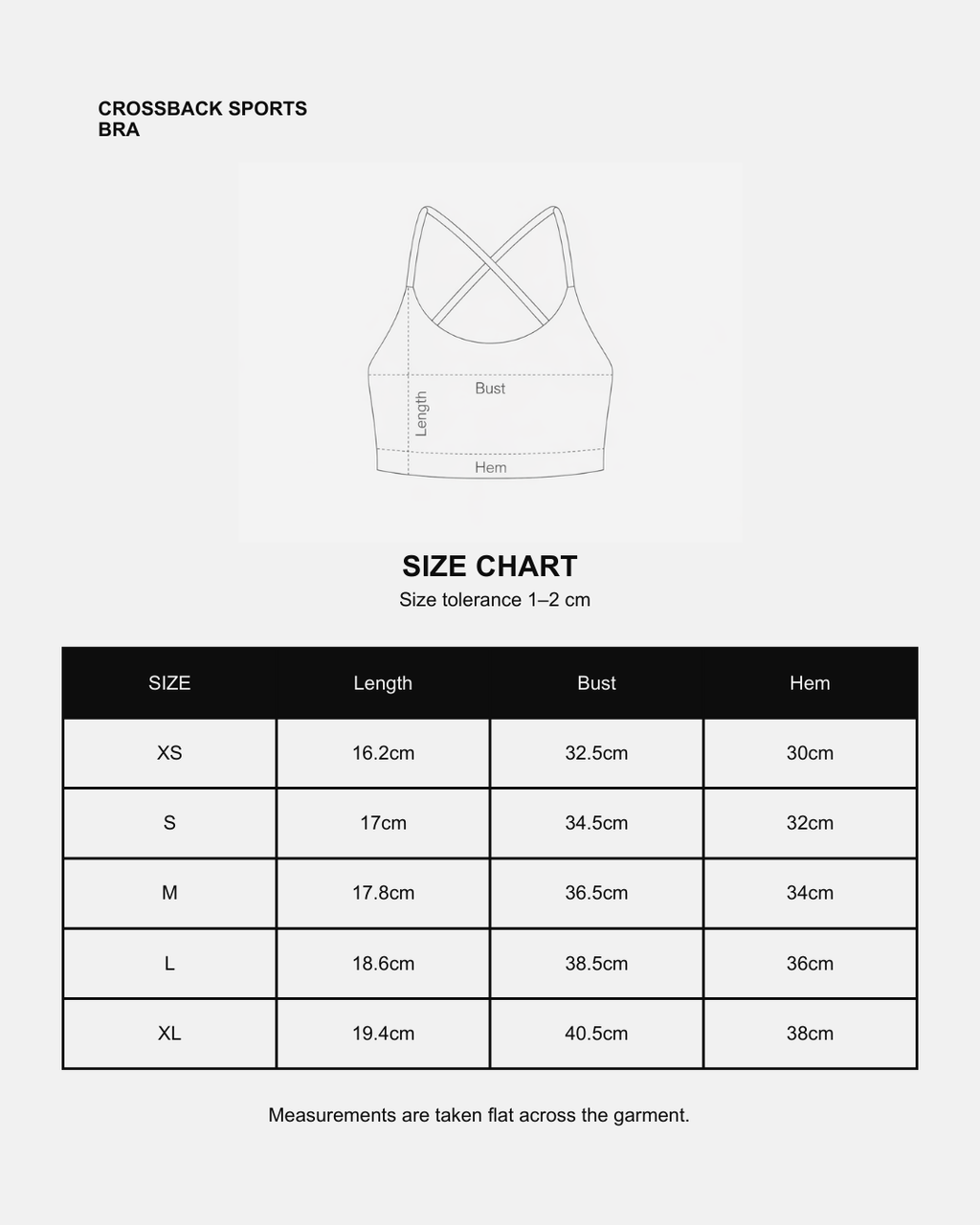 Performance Sports Bra | Black