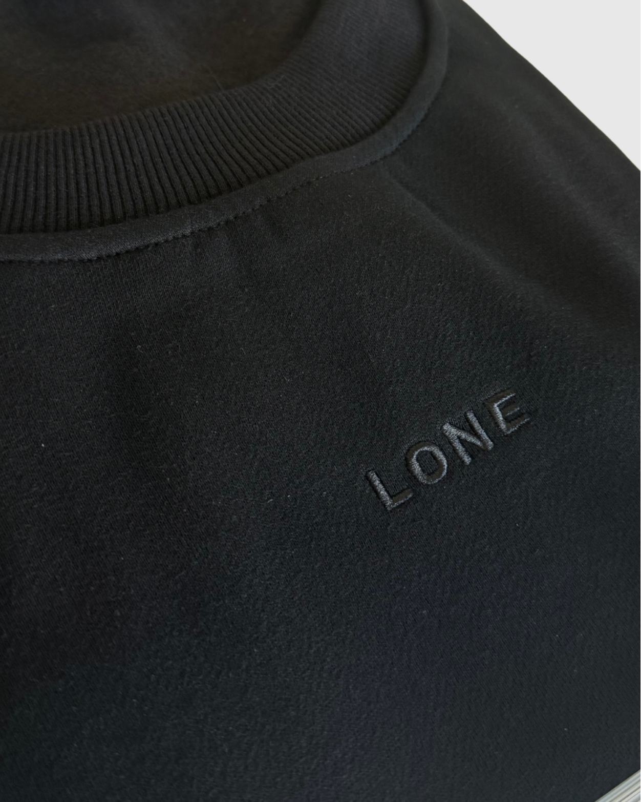 Crew Neck Jumper Black