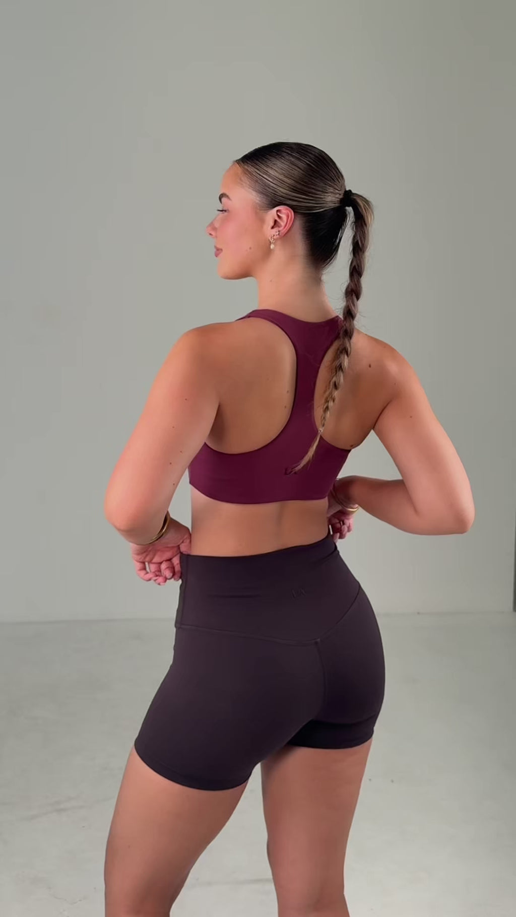 Racer Sports Bra | Dusty Rose